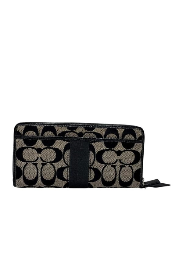 COACH  ZIPPER AROUND MONOGRAM BLACK - Image 8